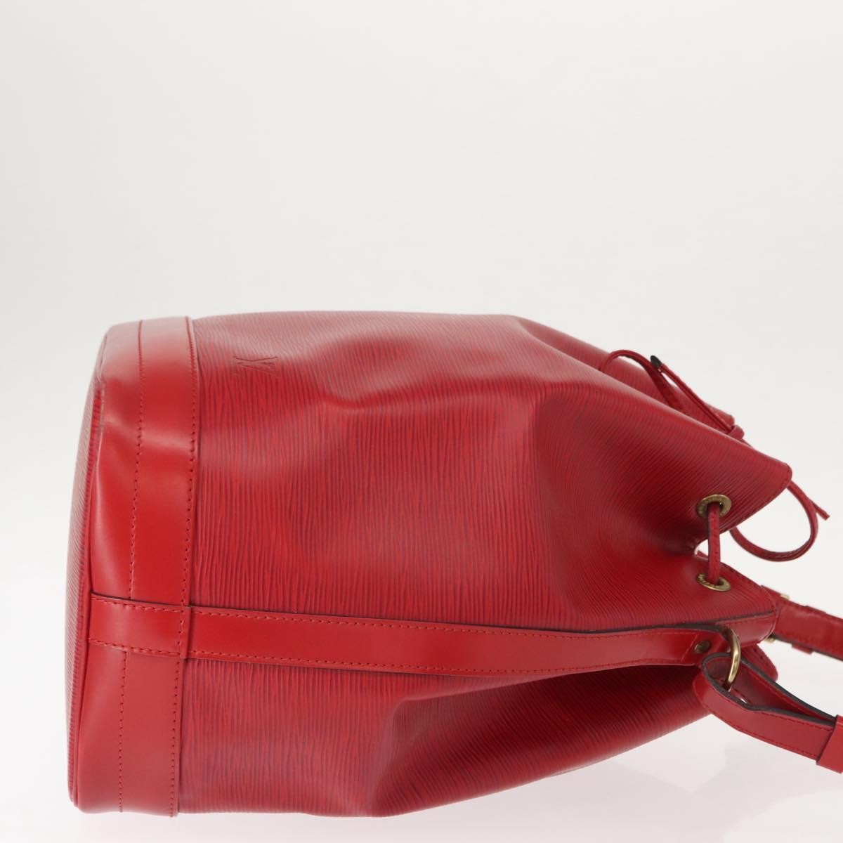 Louis Vuitton Noe Handbag Epi Leather Red Leather Shoulder Bag