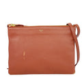 Celine Trio Crossbody Bag Leather Red Leather Shoulder Bag Bag