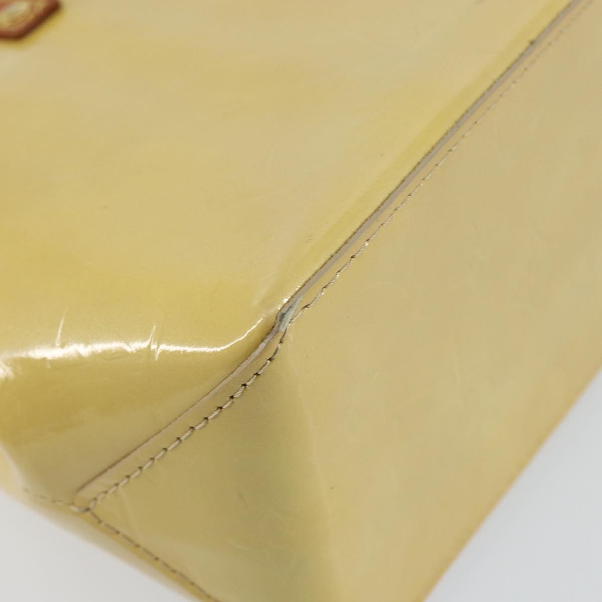 Louis Vuitton Reade Handbag Monogram Vernis Beige Patent_Leather Bag