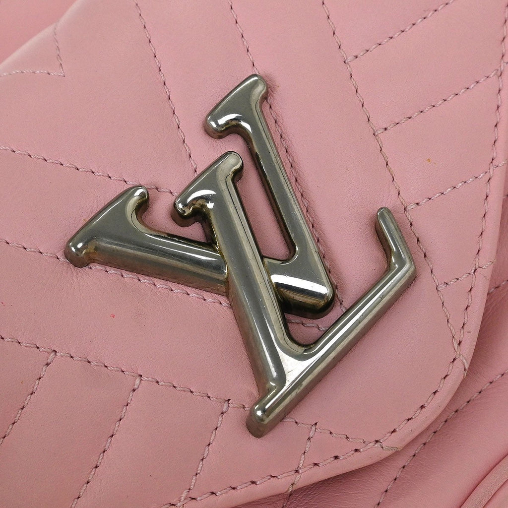 Louis Vuitton New Wave Chain Bag Quilted Leather Pink Leather Shoulder Bag