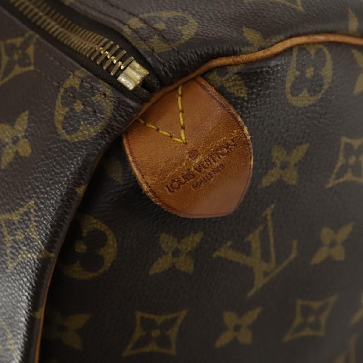 Louis Vuitton Keepall Bag Monogram Canvas Brown Canvas Travel Bag