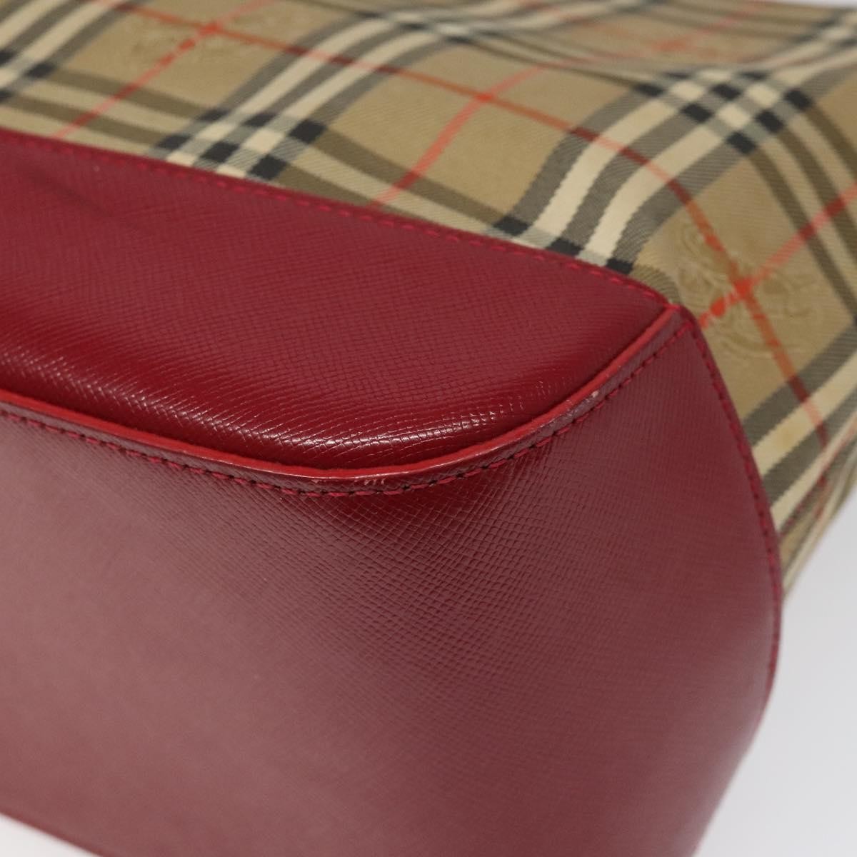 Burberry Nova Check Handbag Nova Check Canvas And Leather Beige Canvas Handbag
