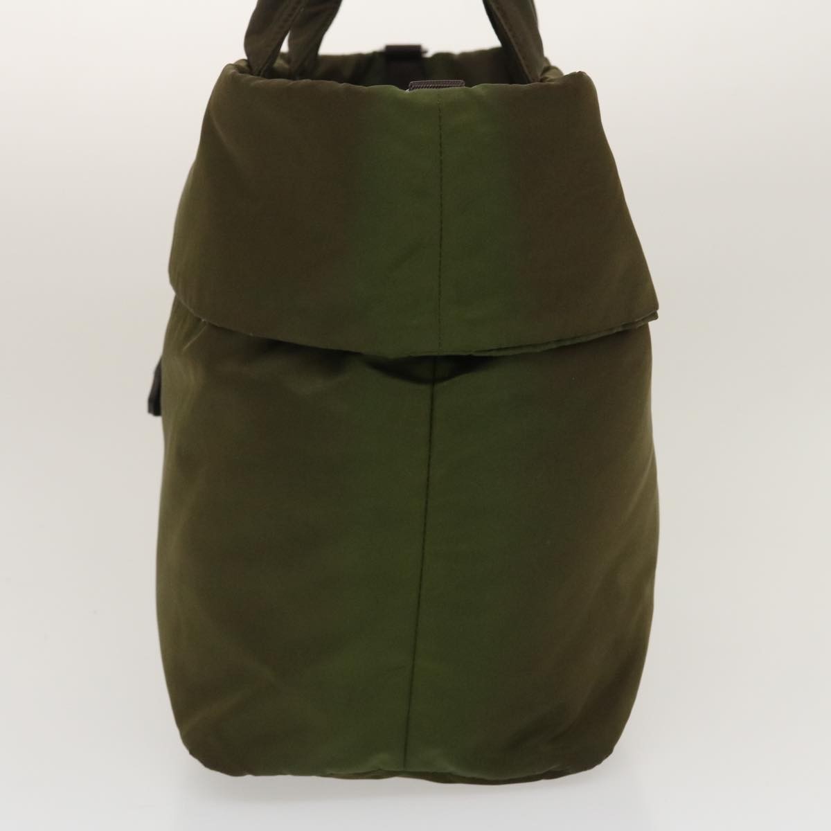 Prada Convertible Double Tote Tessuto Khaki Nylon Tote Bag Bag