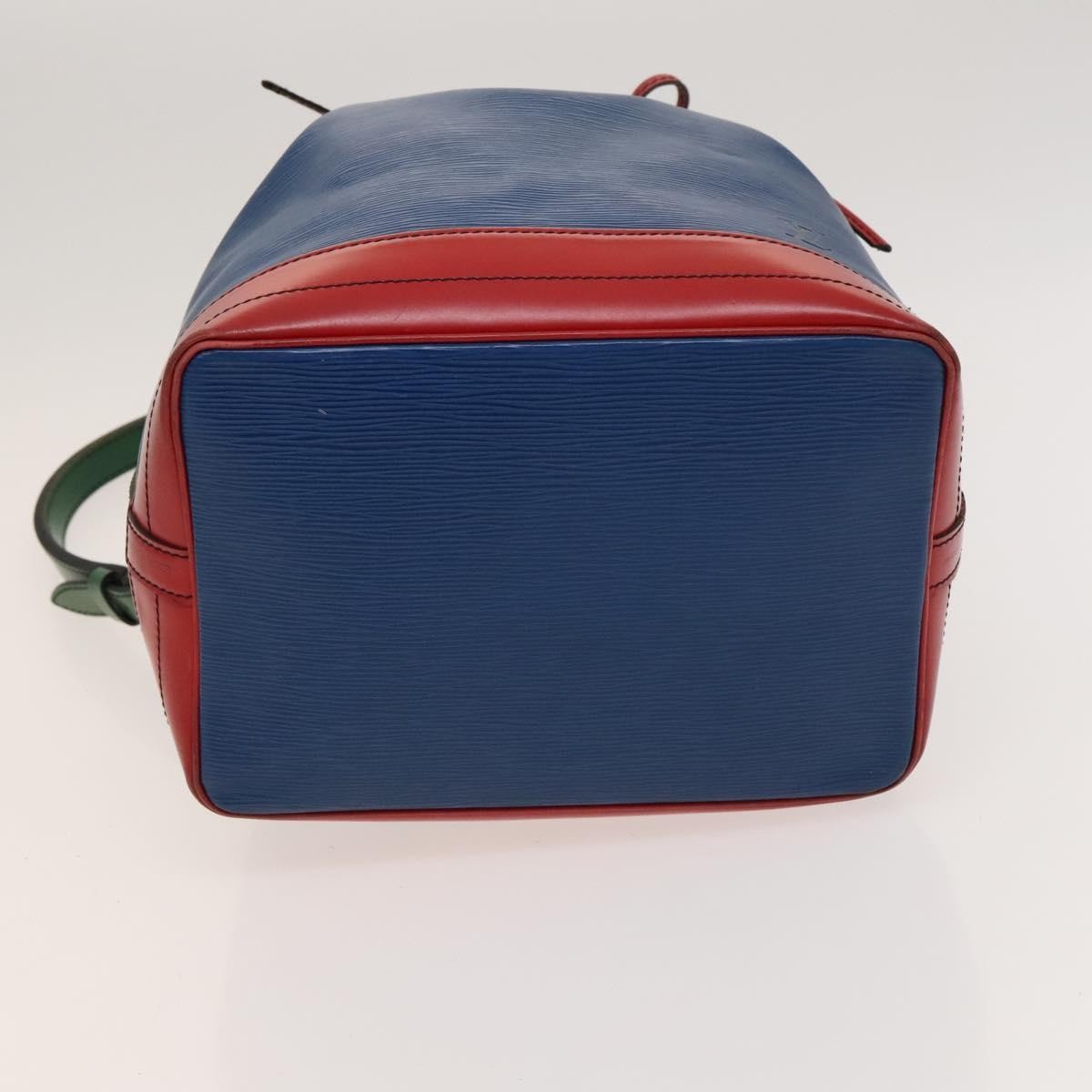 Louis Vuitton Tricolor Noe Handbag Epi Leather Blue Leather Bag