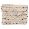 Chanel Vintage Envelope Chain Clutch Tweed White Tweed Clutche & Pouche Bag