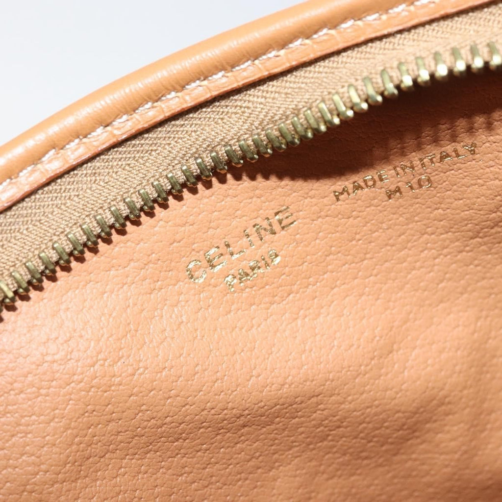 Celine Macadam Pochette Classic Beige Canvas Clutche & Pouche Bag