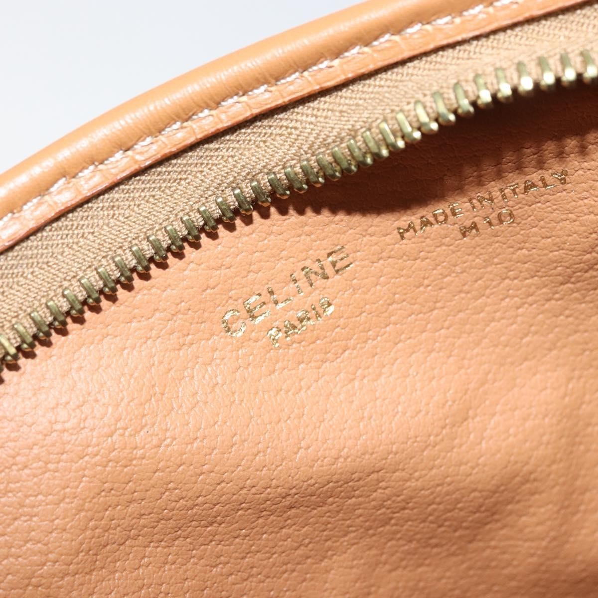 Celine Macadam Pochette Classic Beige Canvas Clutche & Pouche Bag