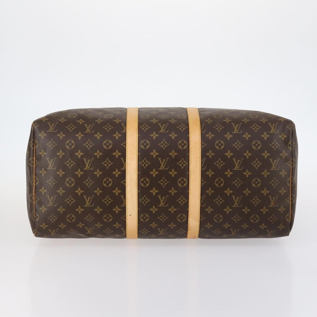 Louis Vuitton Keepall Bandouliere Bag Monogram Canvas Brown Canvas Bag