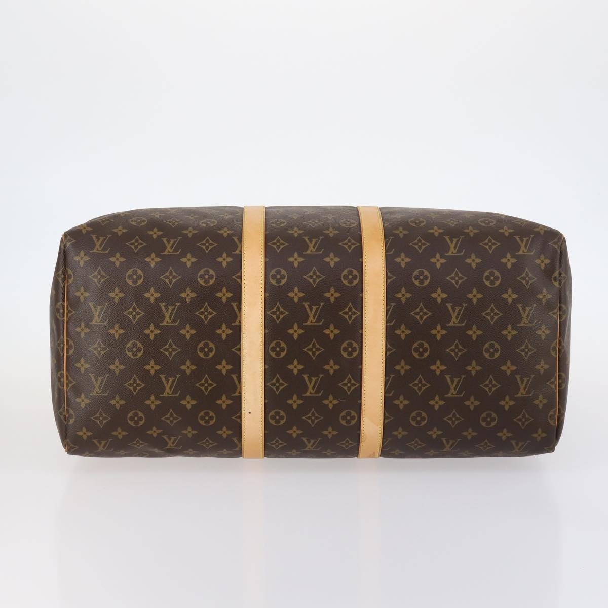 Louis Vuitton Keepall Bandouliere Bag Monogram Canvas Brown Canvas Bag