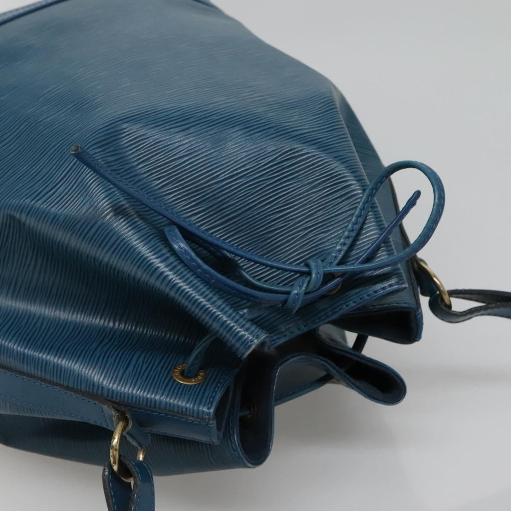Louis Vuitton Noe Handbag Epi Leather Blue Leather Bag