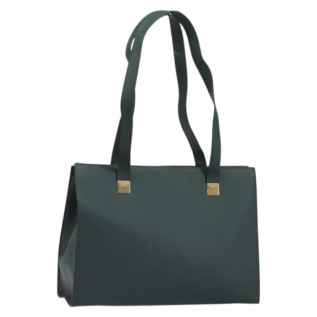 Celine Tote Bag Leather Green Leather Tote Bag Bag