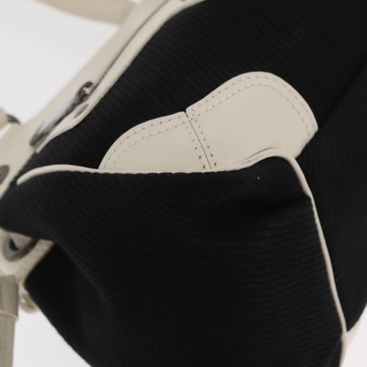 Burberry Vintage Handbag Canvas Black Canvas Handbag