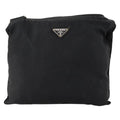 Prada Flat Messenger Bag Tessuto Black Nylon Shoulder Bag Bag