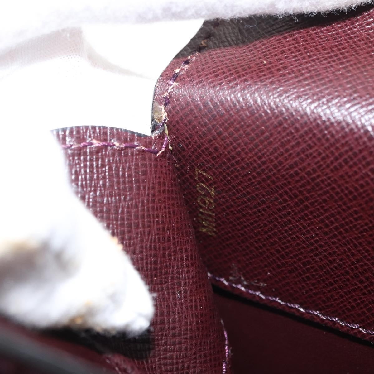 Louis Vuitton Pilot Briefcase Taiga Leather Brown Leather Briefcase Bag