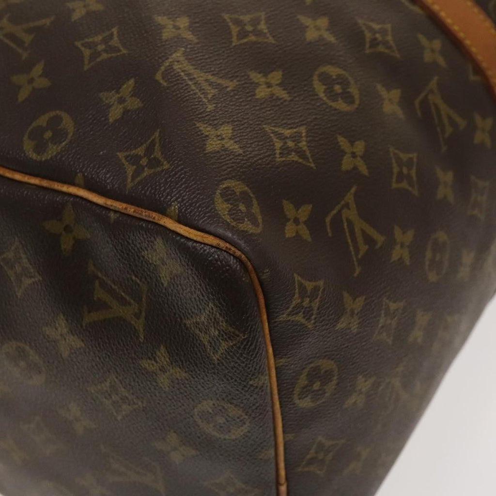 Louis Vuitton Keepall Bag Monogram Canvas Brown Canvas Travel Bag