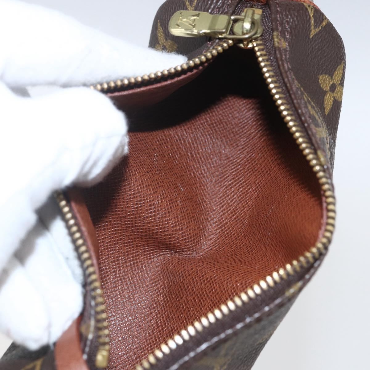 Louis Vuitton Papillon Pochette Monogram Canvas Brown Canvas Clutche & Pouche Bag