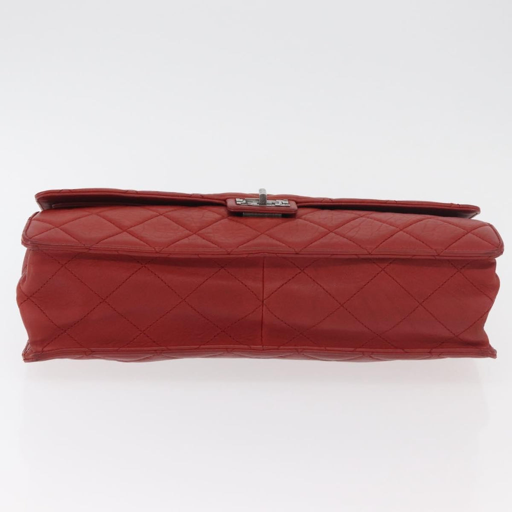 Chanel 2.55 Shoulder Bag Leather Red Leather Handbag