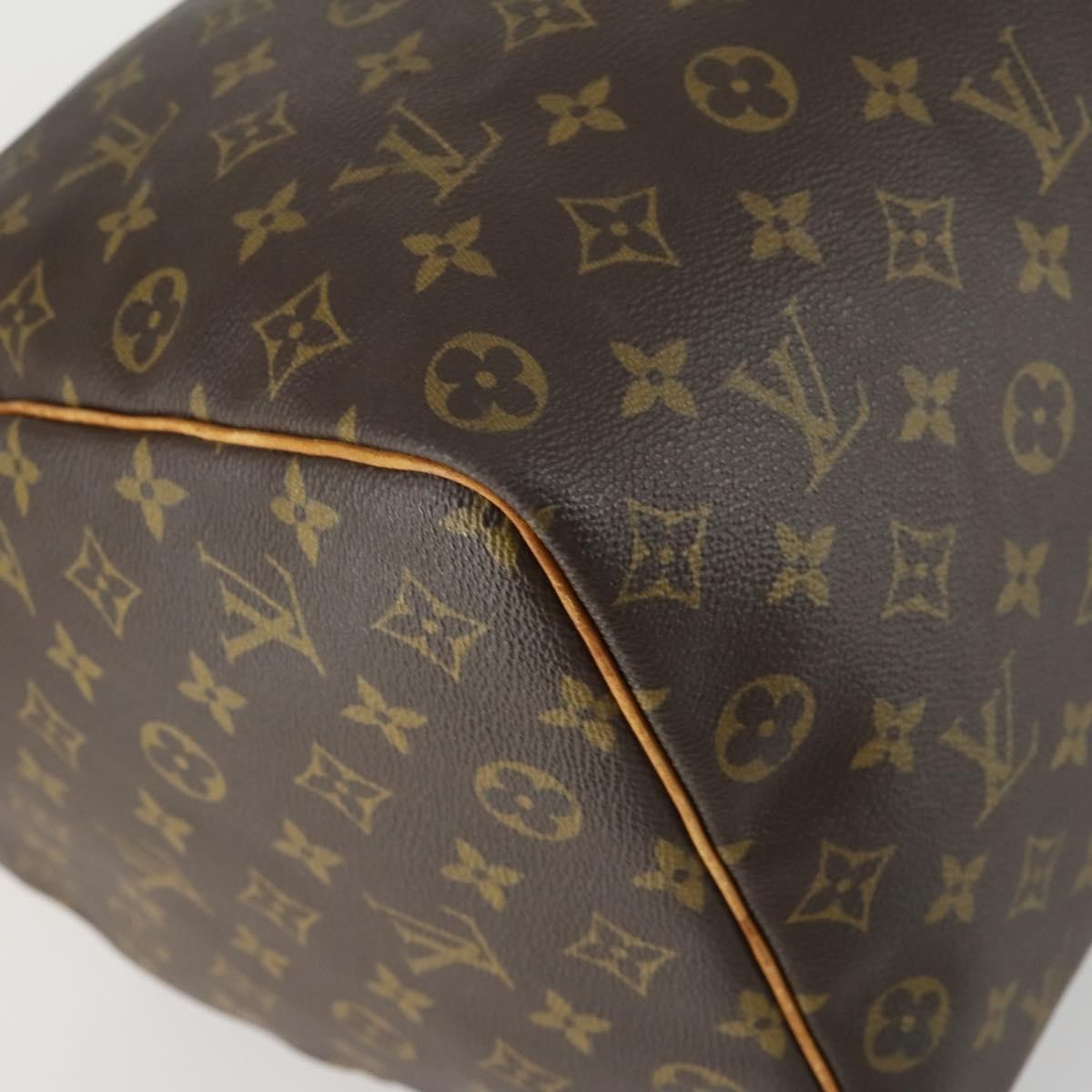 Louis Vuitton Keepall Bag Monogram Canvas Brown Canvas Travel Bag