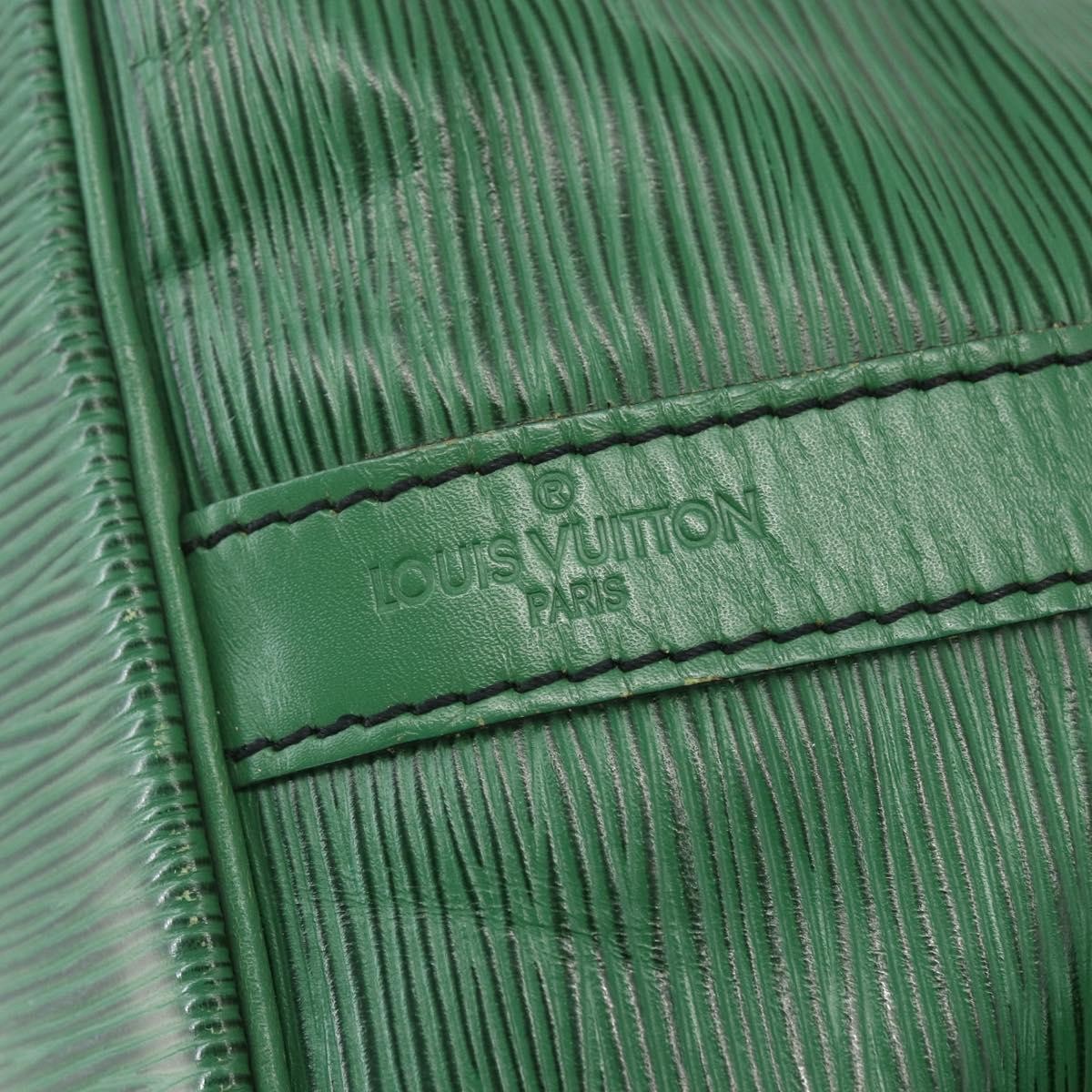 Louis Vuitton Petit Noe Handbag Epi Leather Green Leather Shoulder Bag
