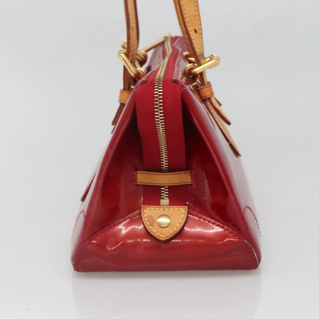Louis Vuitton Rosewood Avenue Handbag Monogram Vernis Red Patent_Leather Handbag