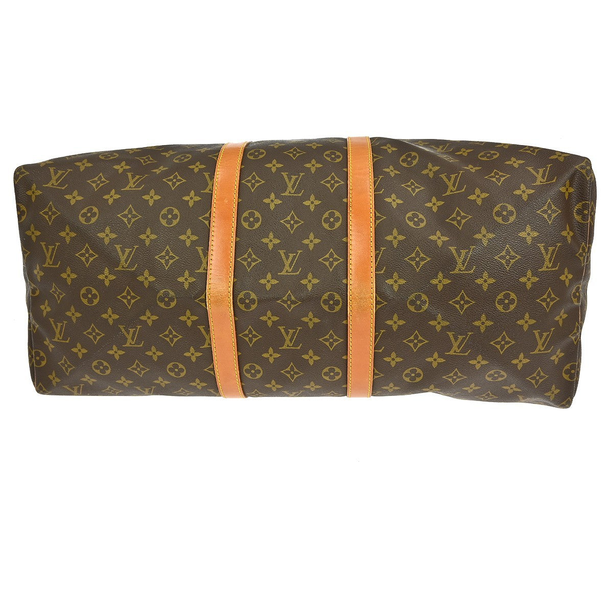 Louis Vuitton Keepall Bag Monogram Canvas Brown Canvas Travel Bag