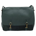 Louis Vuitton Dersou Bag Taiga Leather And Canvas Green Leather Shoulder Bag