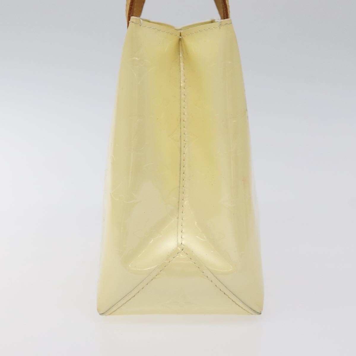 Louis Vuitton Reade Handbag Monogram Vernis Beige Patent_Leather Bag