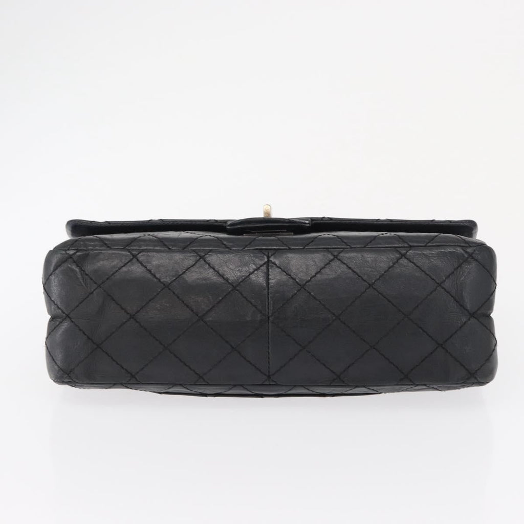 Chanel Reissue 2.55 Flap Bag Quilted Aged Calfskin Black Leather Shoulder Bag Bag
