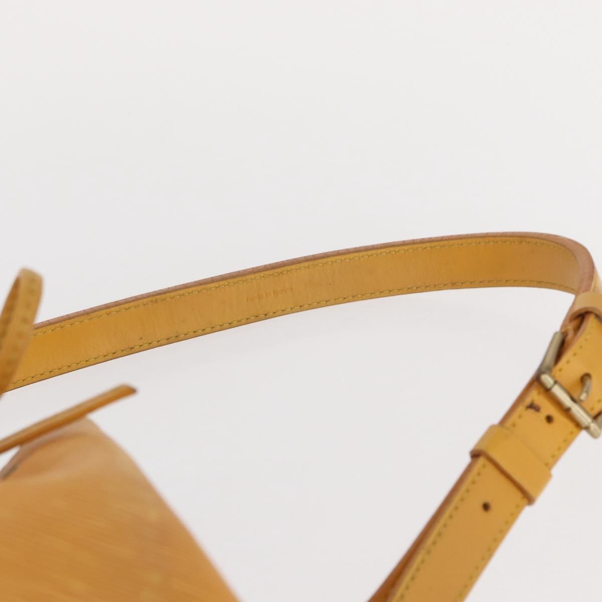 Louis Vuitton Petit Noe Handbag Epi Leather Yellow Leather Shoulder Bag