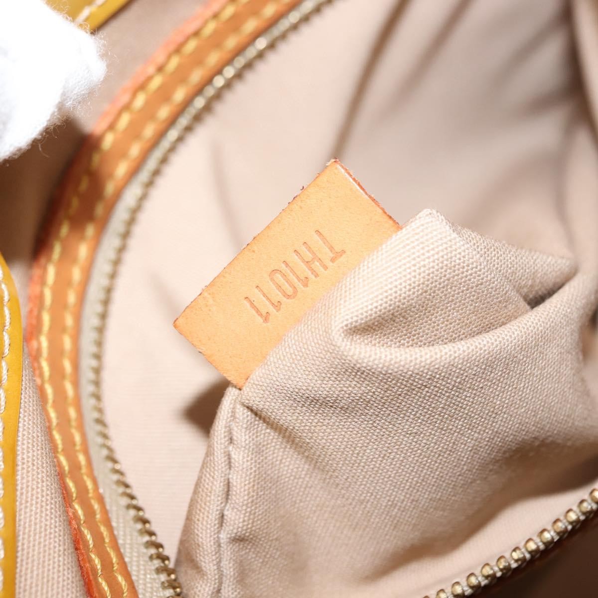 Louis Vuitton Reade Handbag Monogram Vernis Beige Patent_Leather Handbag