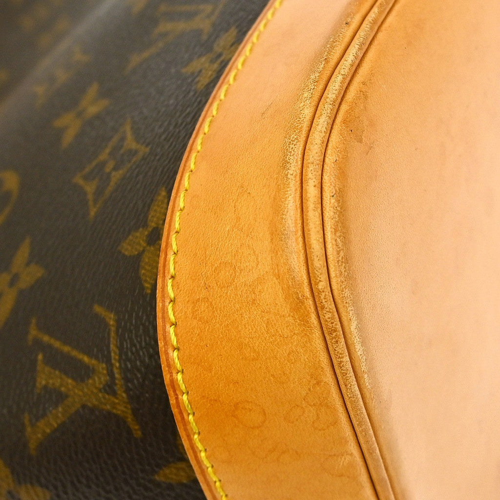 Louis Vuitton Alma Handbag Monogram Canvas Brown Canvas Handbag