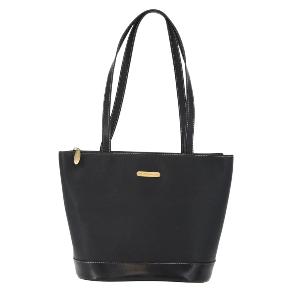 Burberry Vintage Tote Bag Leather Black Leather Tote Bag