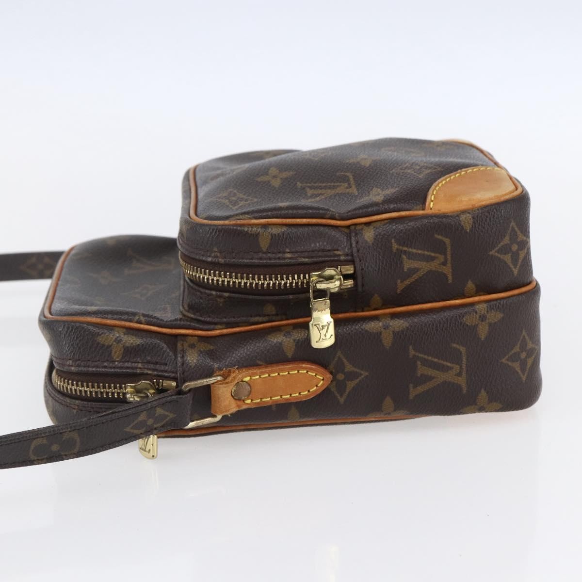 Louis Vuitton Amazone Bag Monogram Canvas Brown Canvas Shoulder Bag