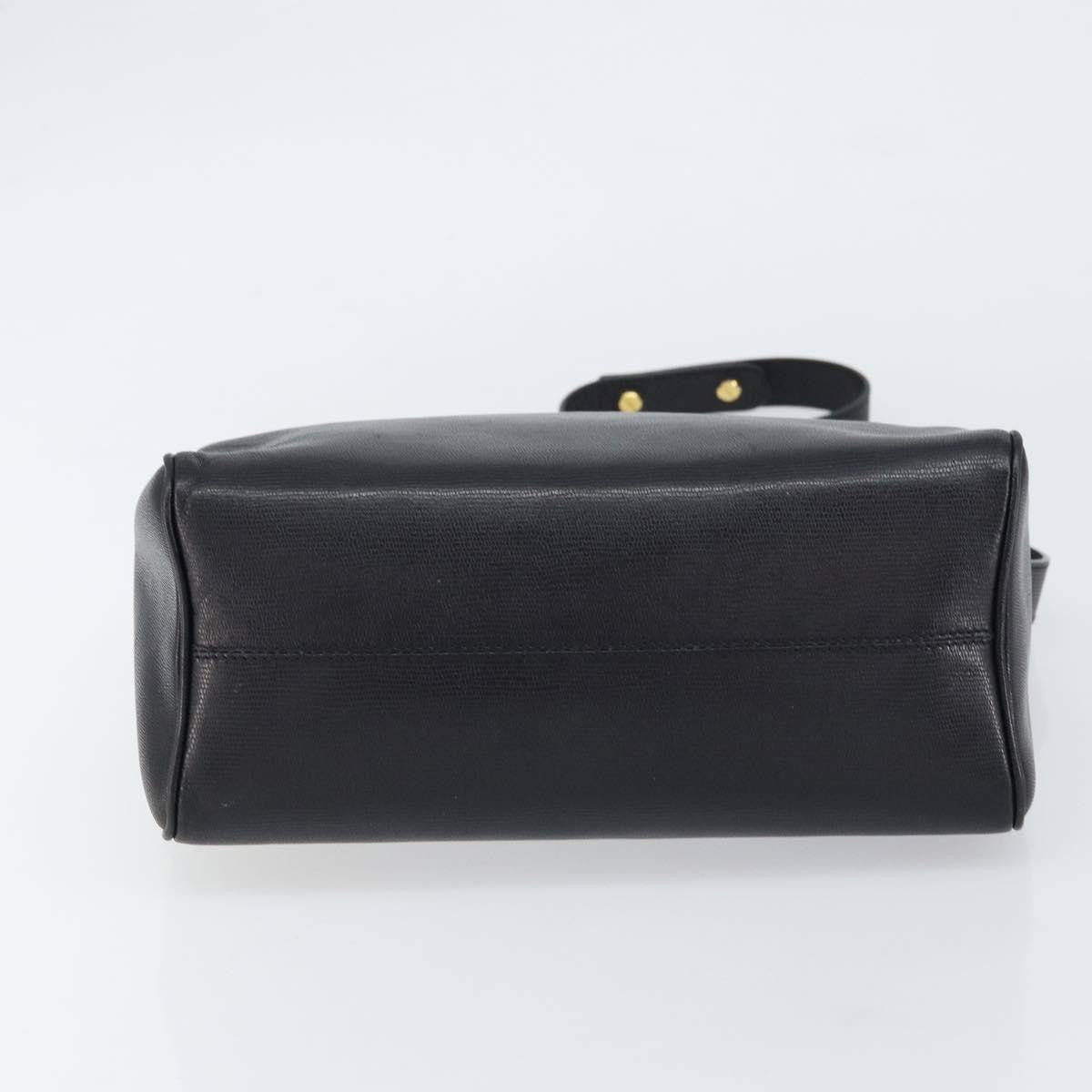 Celine Circle Logo Shoulder Bag Leather Black Leather Shoulder Bag Bag