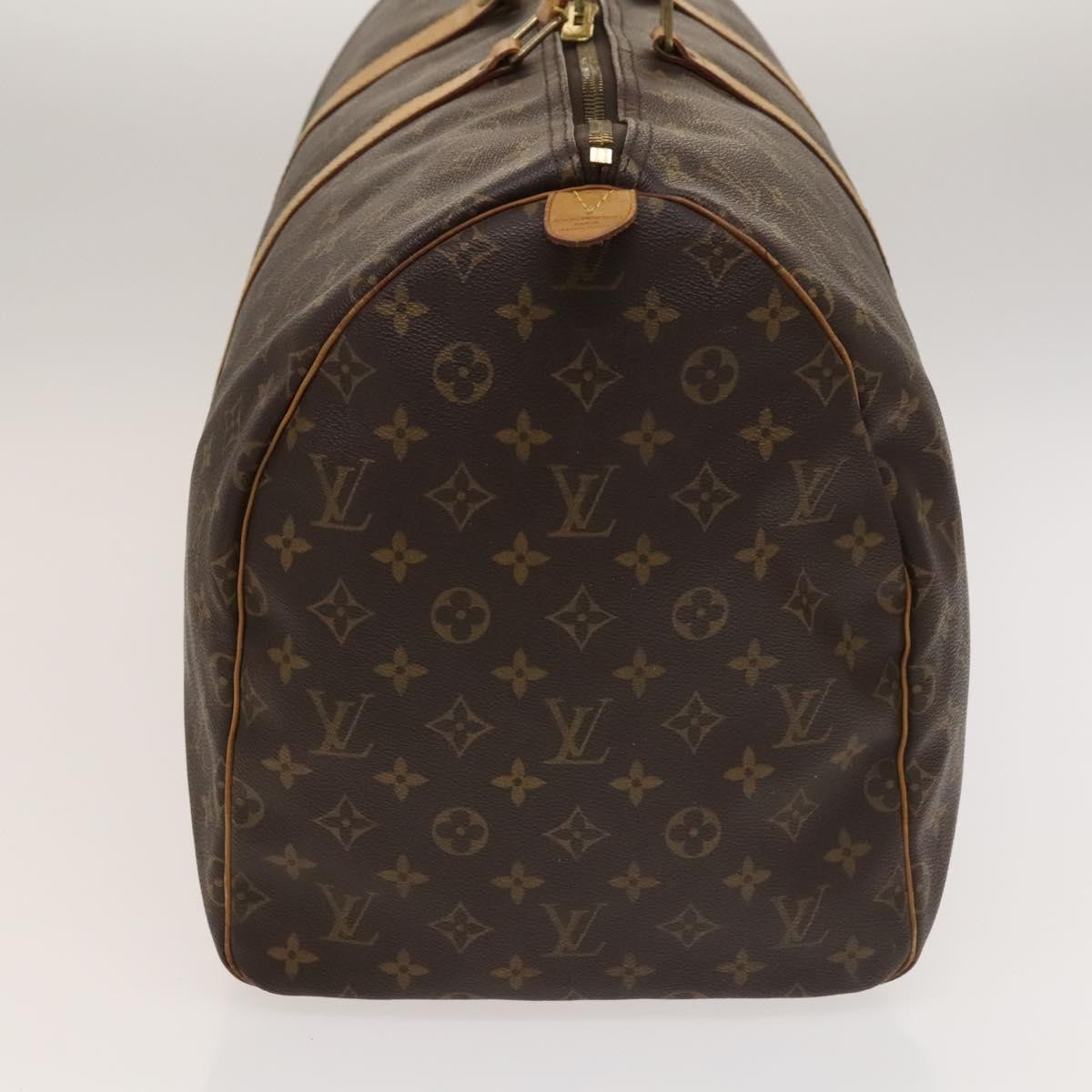 Louis Vuitton Keepall Bag Monogram Canvas Brown Canvas Travel Bag