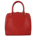 Louis Vuitton Pont Neuf Handbag Epi Leather Red Leather Handbag