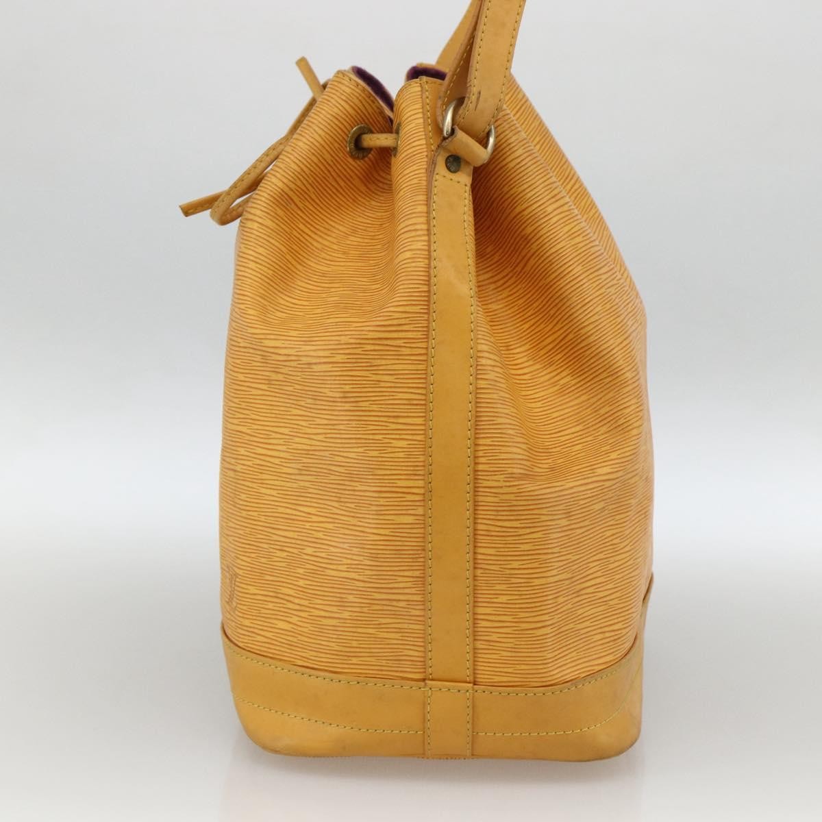 Louis Vuitton Noe Handbag Epi Leather Yellow Leather Shoulder Bag