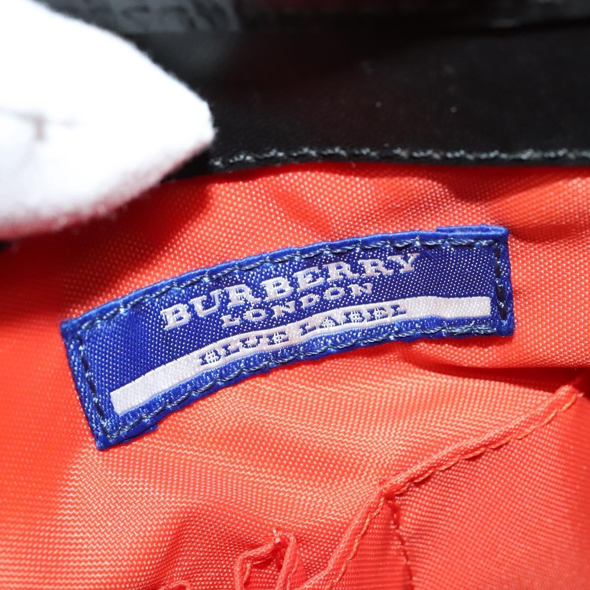 Burberry Blue Label Shoulder Bag Canvas Orange Canvas Shoulder Bag