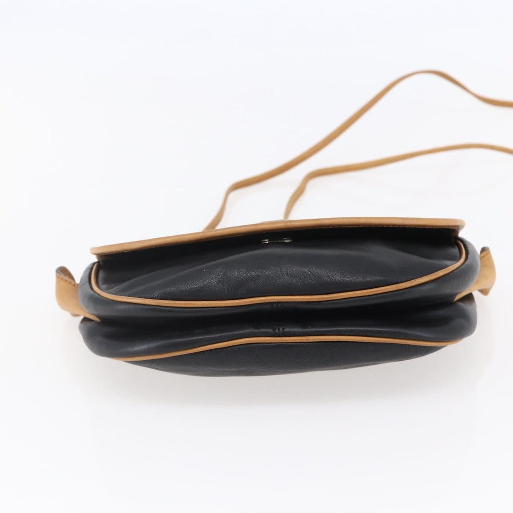 Celine Flap Shoulder Bag Leather Black Leather Shoulder Bag Bag