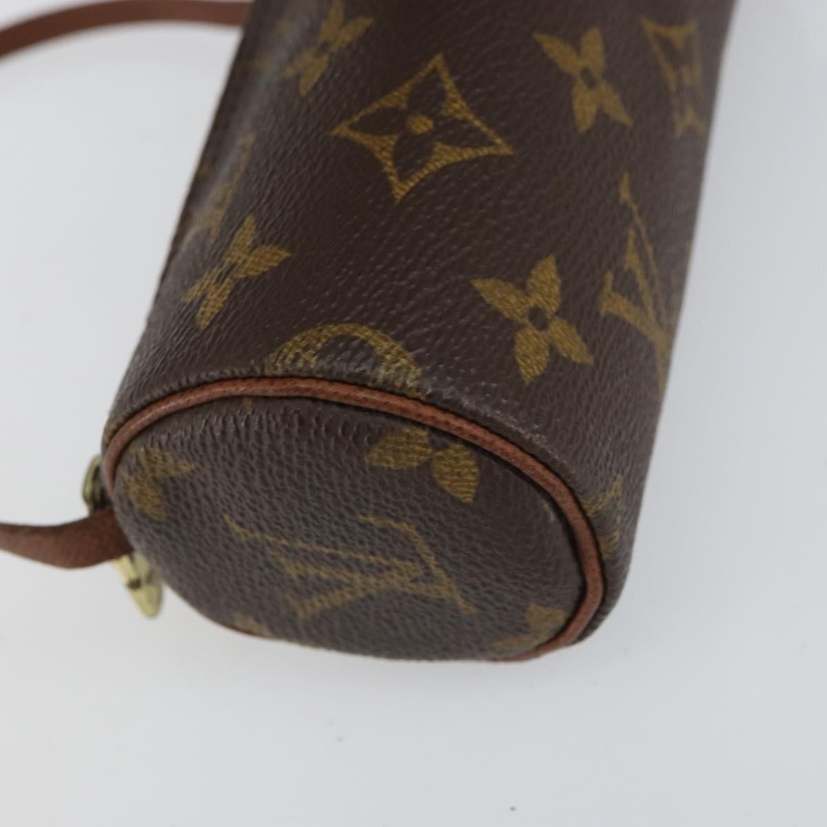 Louis Vuitton Papillon Pochette Monogram Canvas Brown Canvas Clutche & Pouche Bag