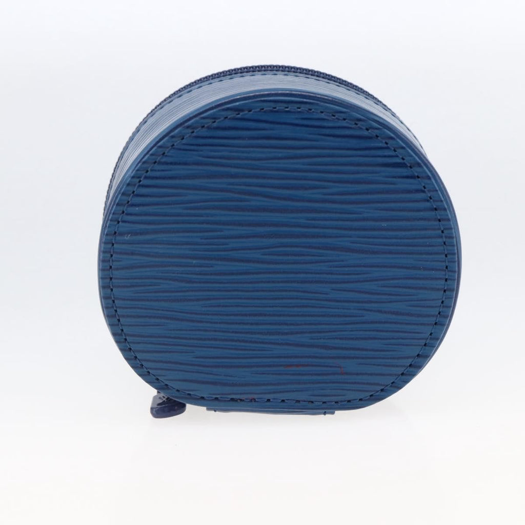 Louis Vuitton Ecrin Bijoux Jewelry Case Epi Leather Blue Leather Clutche & Pouche Bag