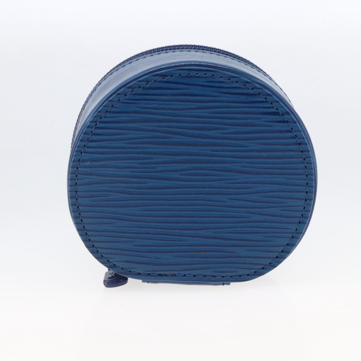 Louis Vuitton Ecrin Bijoux Jewelry Case Epi Leather Blue Leather Clutche & Pouche Bag