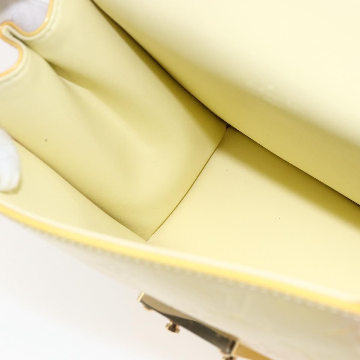 Louis Vuitton Spring Street Nm Handbag Patent Leather Yellow Patent_Leather Handbag