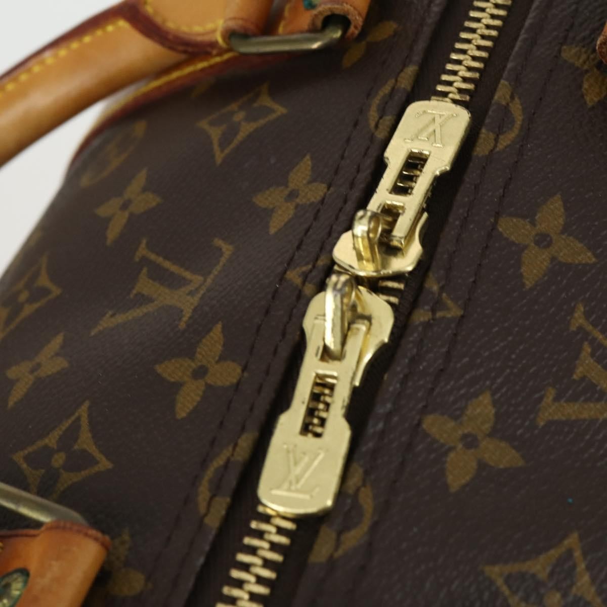 Louis Vuitton Keepall Bag Monogram Canvas Brown Canvas Travel Bag