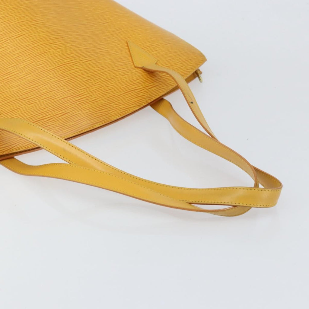 Louis Vuitton Saint Jacques Handbag Epi Leather Yellow Leather Shoulder Bag