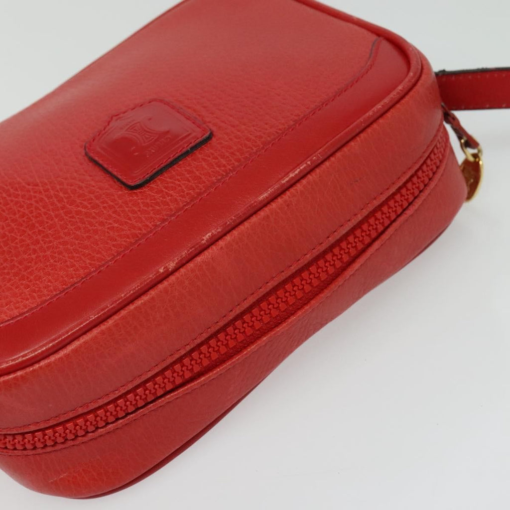 Celine Shoulder Bag Leather Red Leather Shoulder Bag Bag