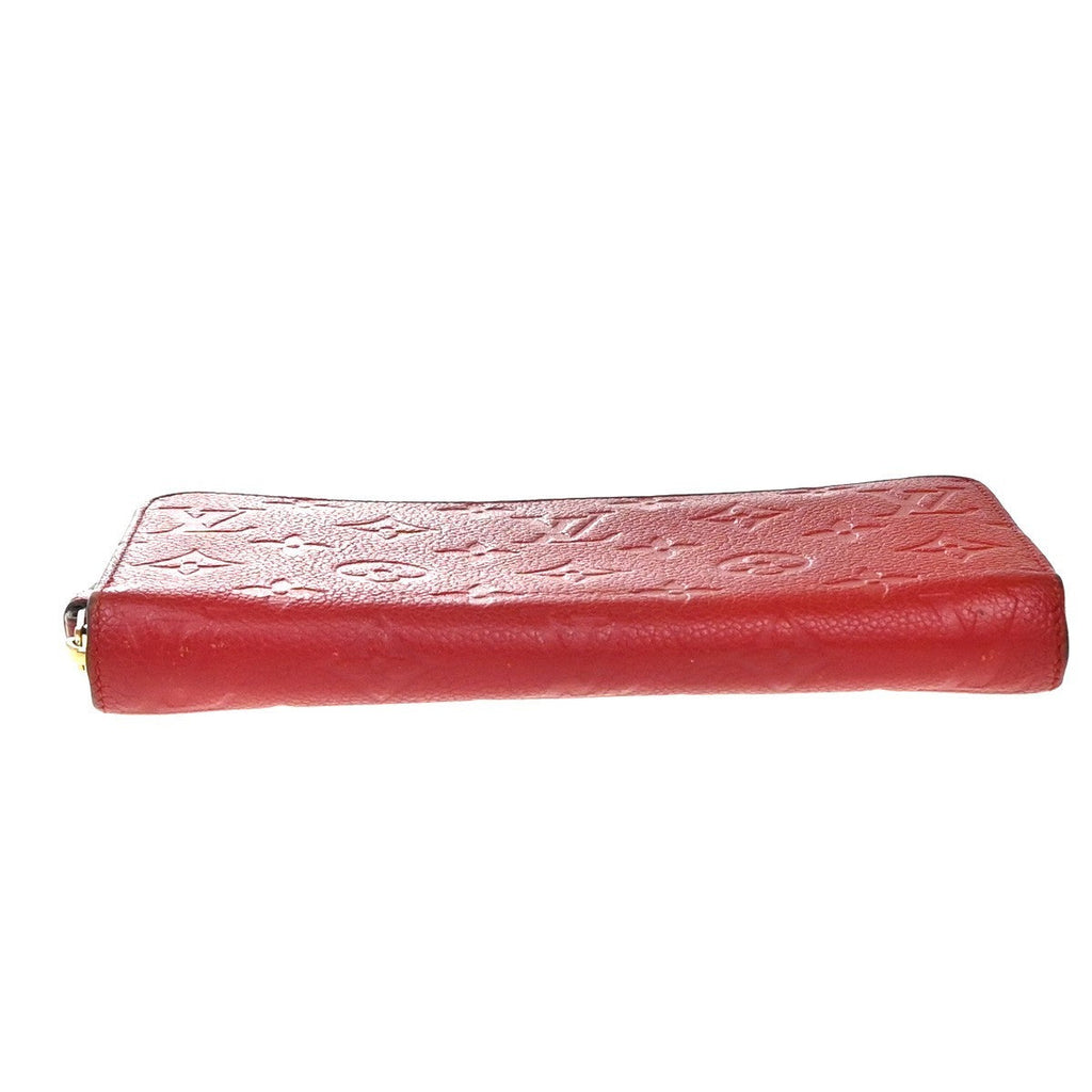 Louis Vuitton Portefeuille Zippy Monogramme Empreinte Monogramme Empreinte Red Leather Wallets Accessory