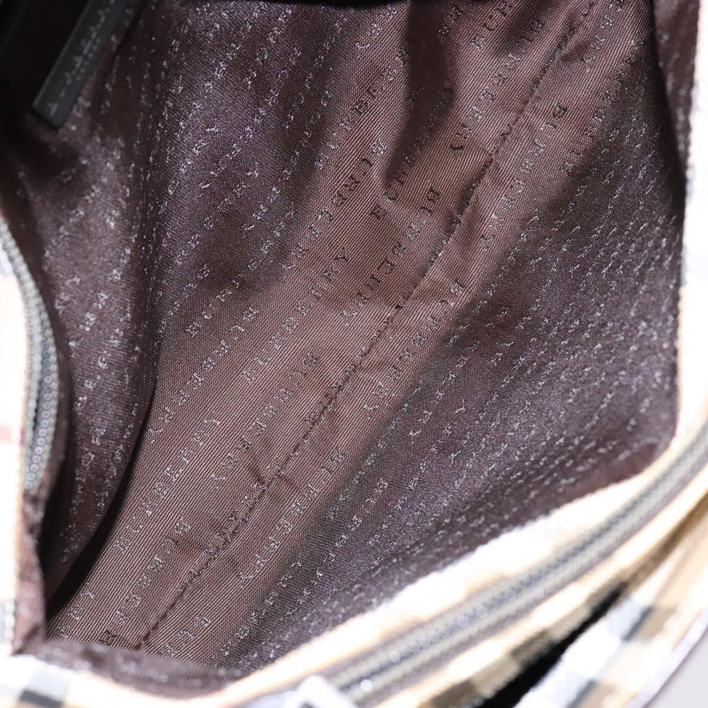 Burberry Vintage Tote Vintage Check Coated Canvas Beige Canvas Tote Bag