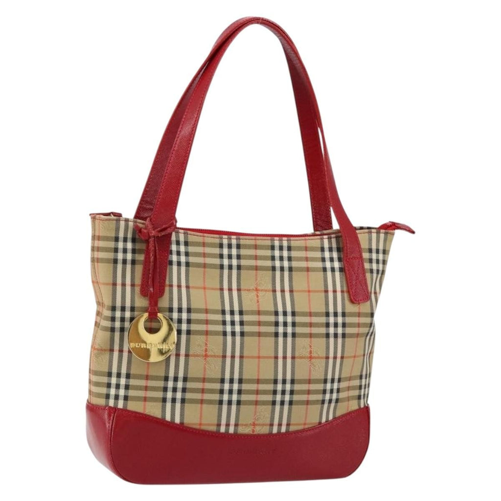Burberry Nova Check Handbag Nova Check Canvas Beige Canvas Handbag