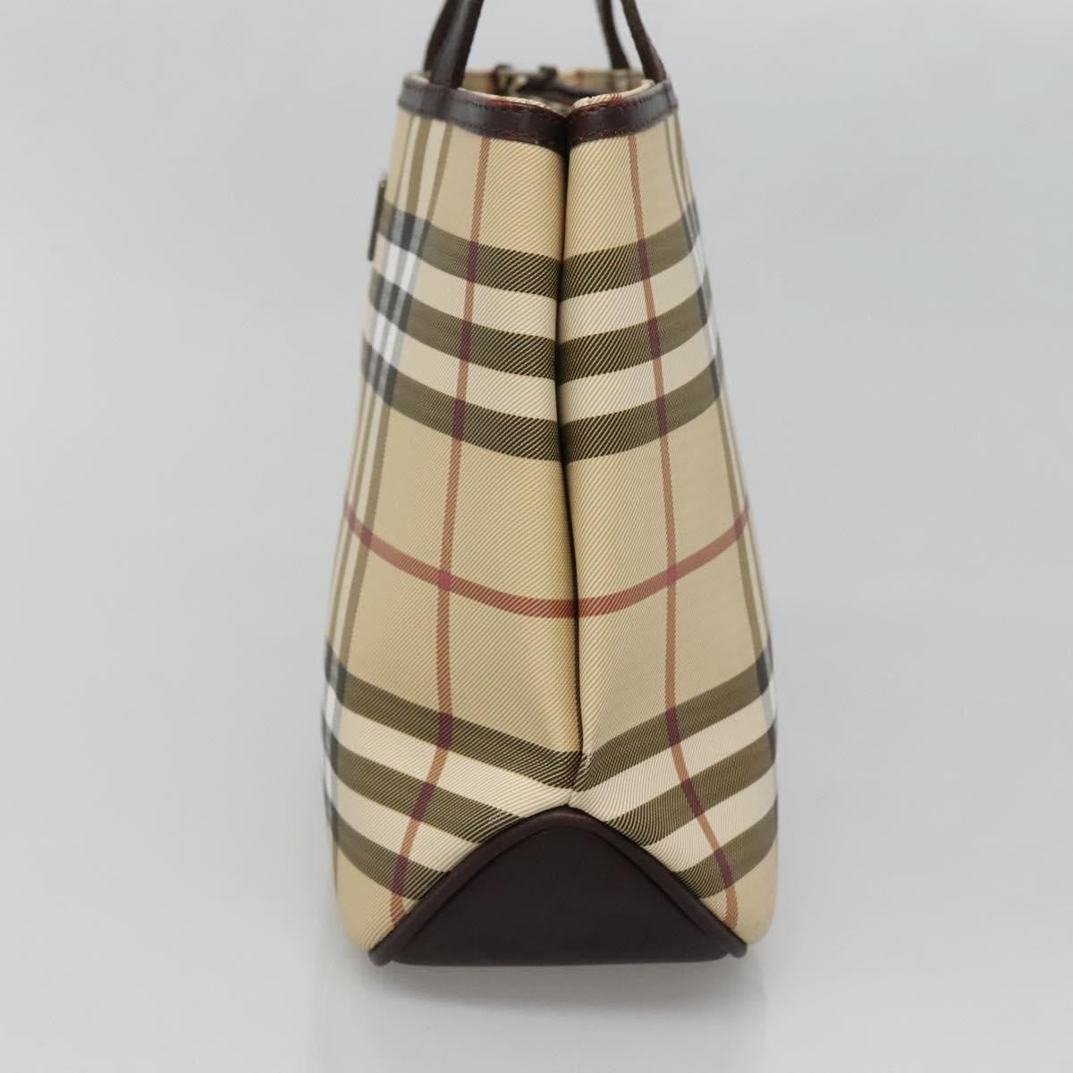 Burberry Nova Check Handbag Nova Check Canvas Beige Canvas Handbag
